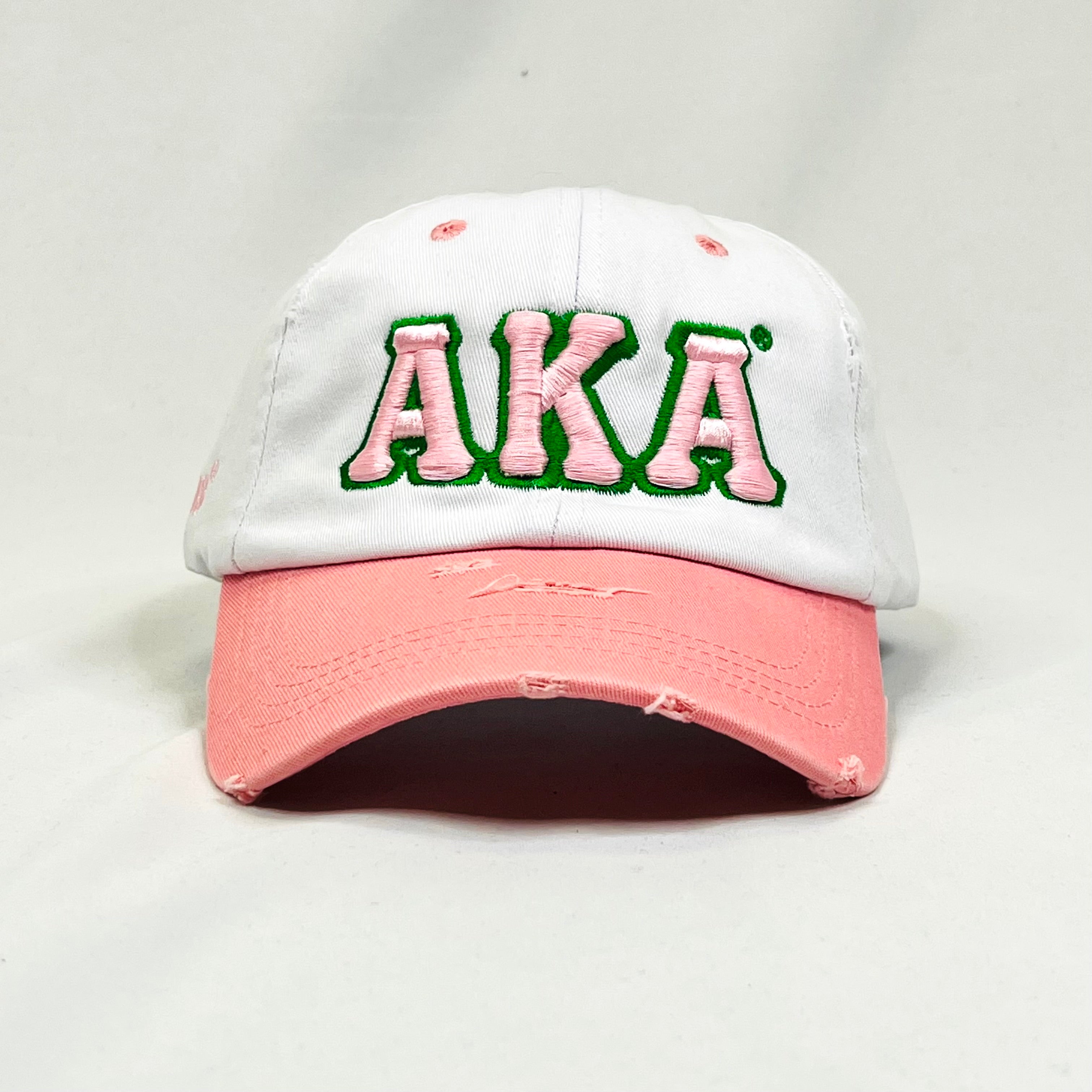 AKA White/Pink Hat