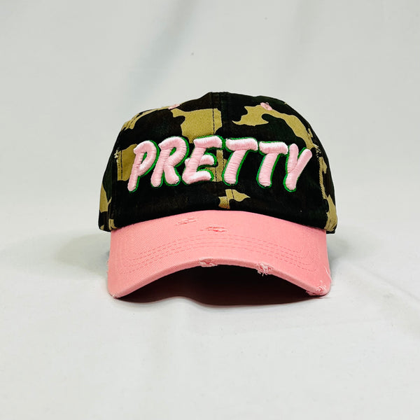 Pretty Camo/Pink Hat