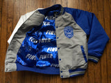 Grey Zeta Bomber Jacket Custom Lining