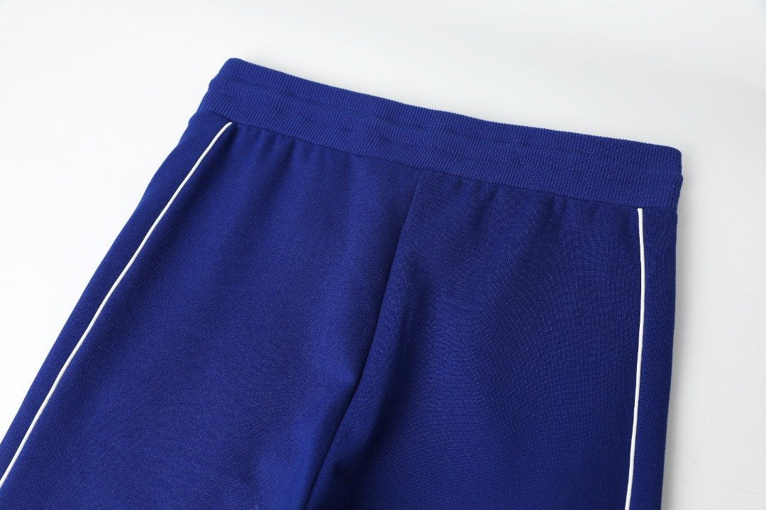 Zeta Tech Fleece Joggers Royal White Trim