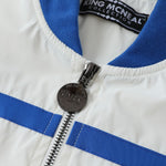 Sigma White 3M Reflective Bomber Jacket