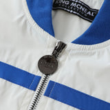 Sigma White 3M Reflective Bomber Jacket