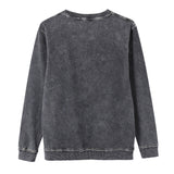 Alpha Denim Chenille Crewneck