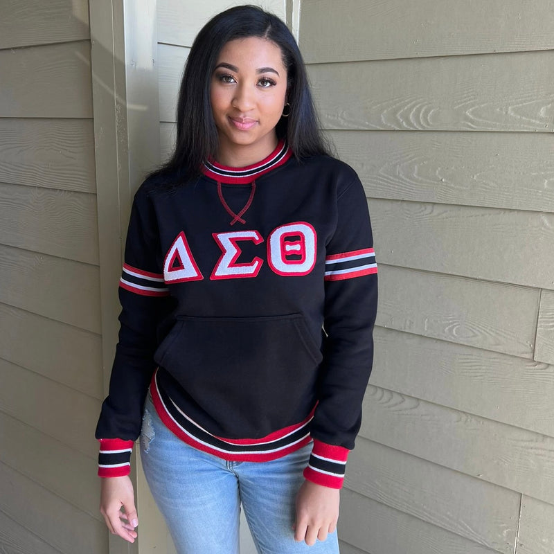 DST Black Chenille Crewneck (Unisex Size)