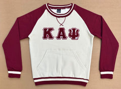 Kappa Krimson Chenille Crewneck