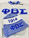 Phi Beta Sigma Grey Beanie Hat