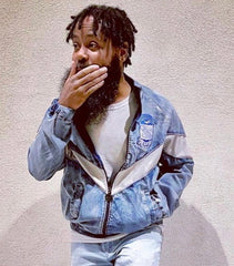 Sigma Denim and Suede Jacket