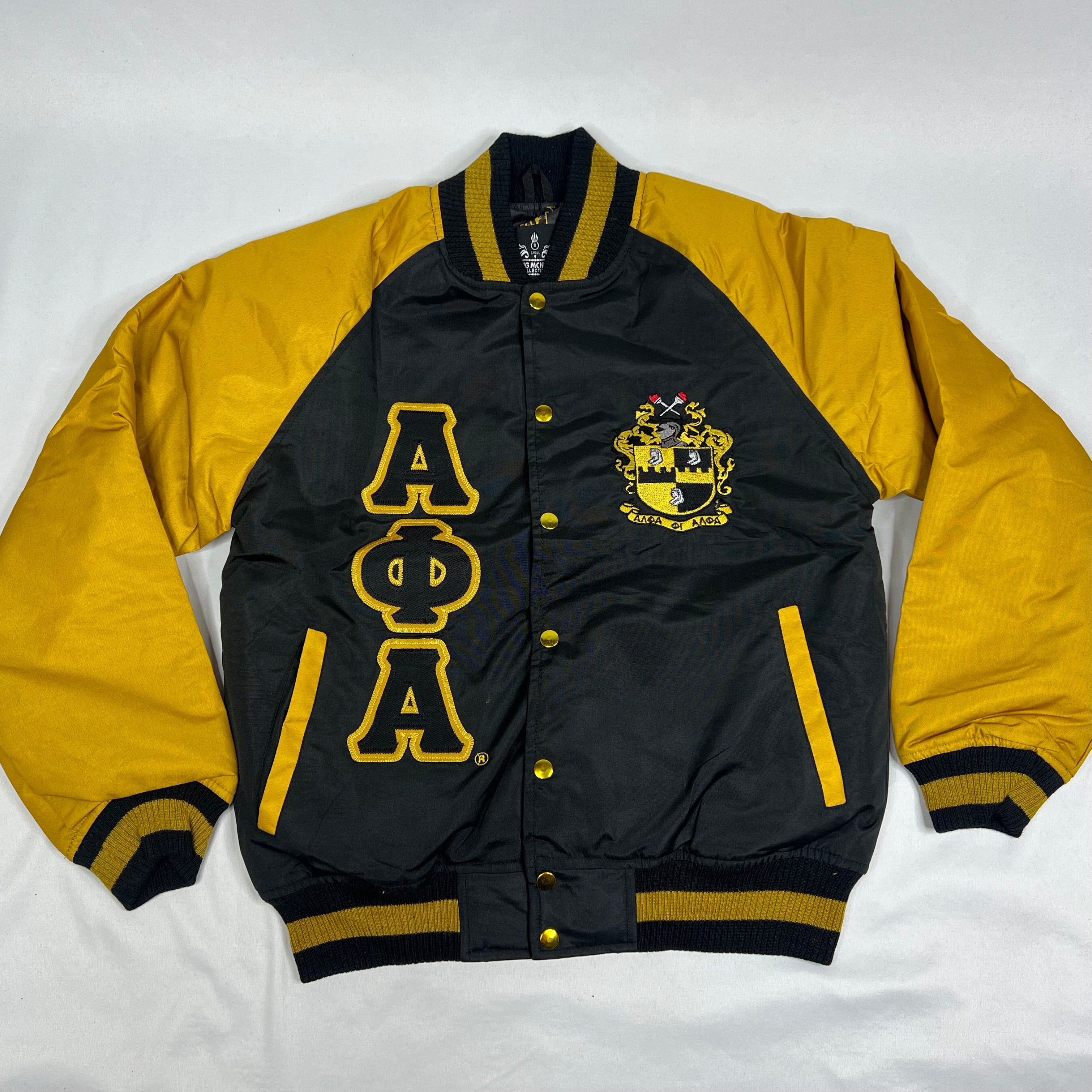 Alpha phi alpha satin bomber hotsell