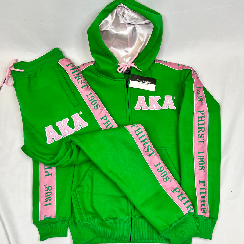 AKA Tapered Sweatsuit Jacket (Unisex Size)