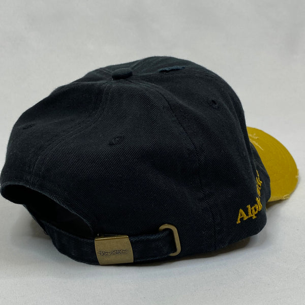 “06” Alpha Black & Old Gold Dad Hat
