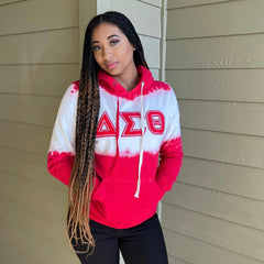 Delta Tie Dye Chenille Hoodie