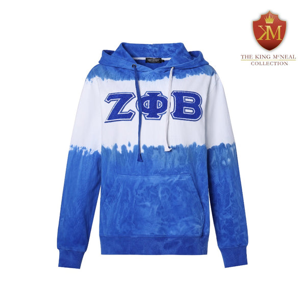 Zeta Tie Dye Chenille Hoodie