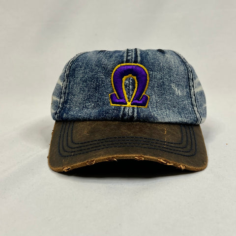 Denim Omega Ω Hat