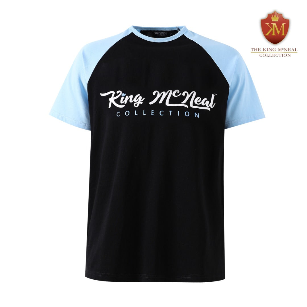 KMC Black/Blue Premium Raglan Shirt