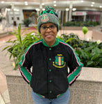 AKA Black Corduroy Jacket Read Description