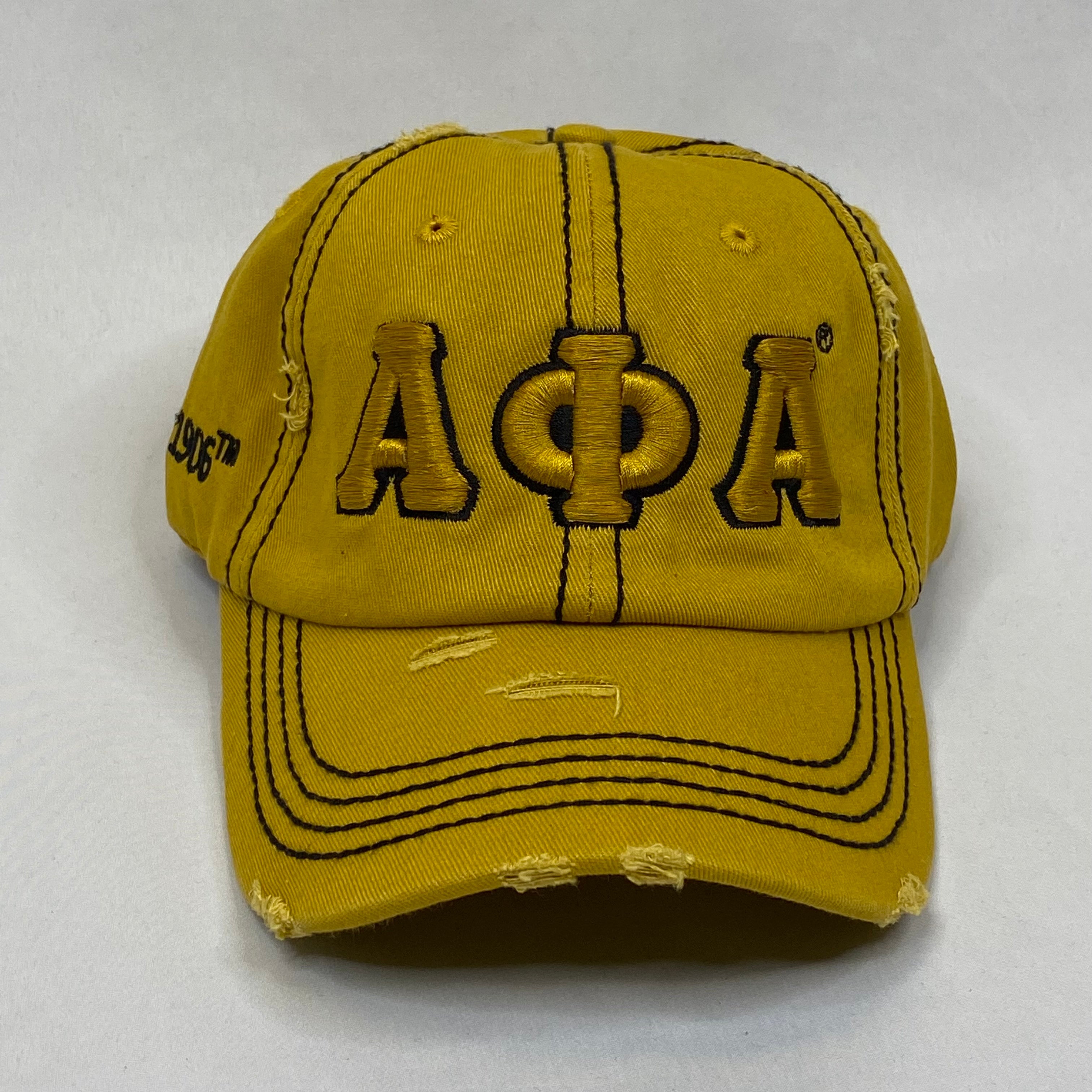 “AΦΑ” Alpha Old Gold Dad Hat