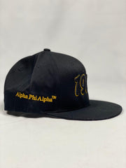 Alpha Black 1906 SnapBack Hat