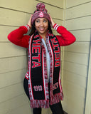 Delta Black Scarf And Hat Set
