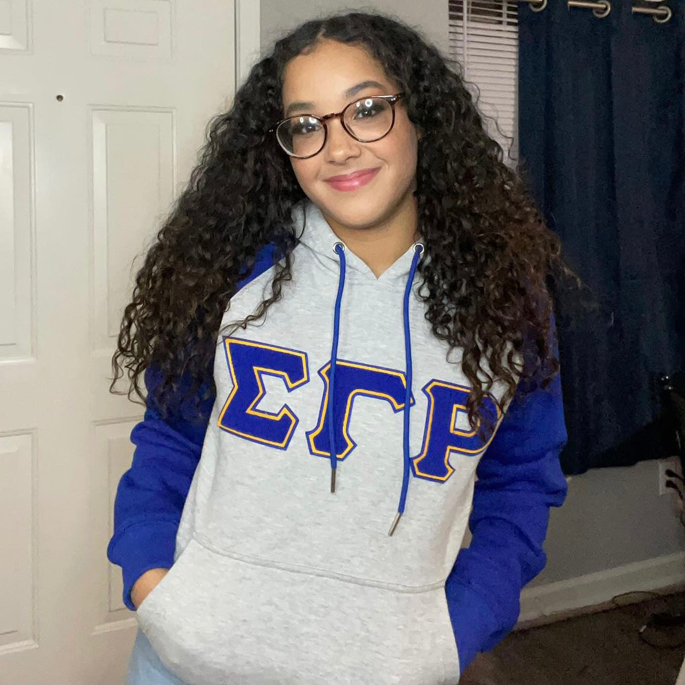 Sigma Gamma Rho Pocket Chenille Hoodie