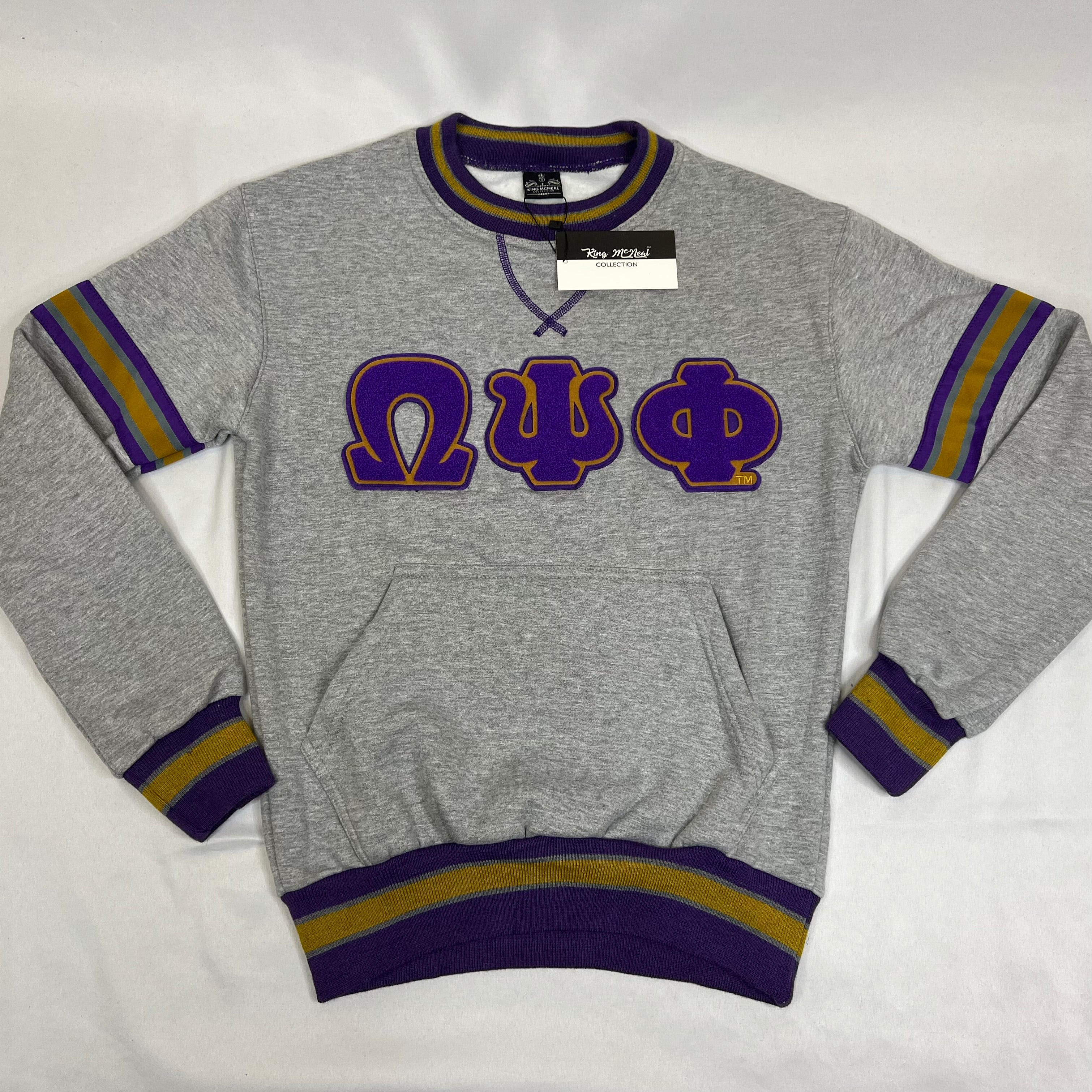 Omega Grey Chenille Crewneck