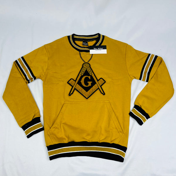 Mason Gold Crest Chenille Crewneck