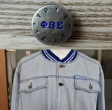 Blu jean Phi Beta Sigma Bomber Jacket