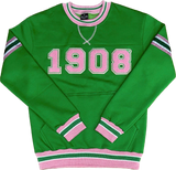 AKA 1908 Stripe Chenille Crewneck (Unisex Size)