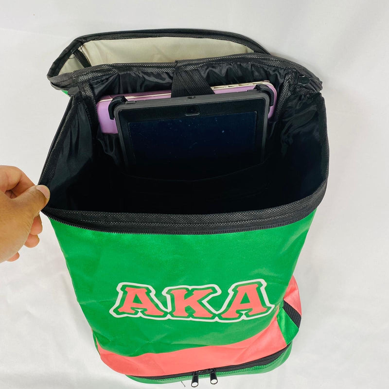 Alpha Kappa Alpha Black Backpack