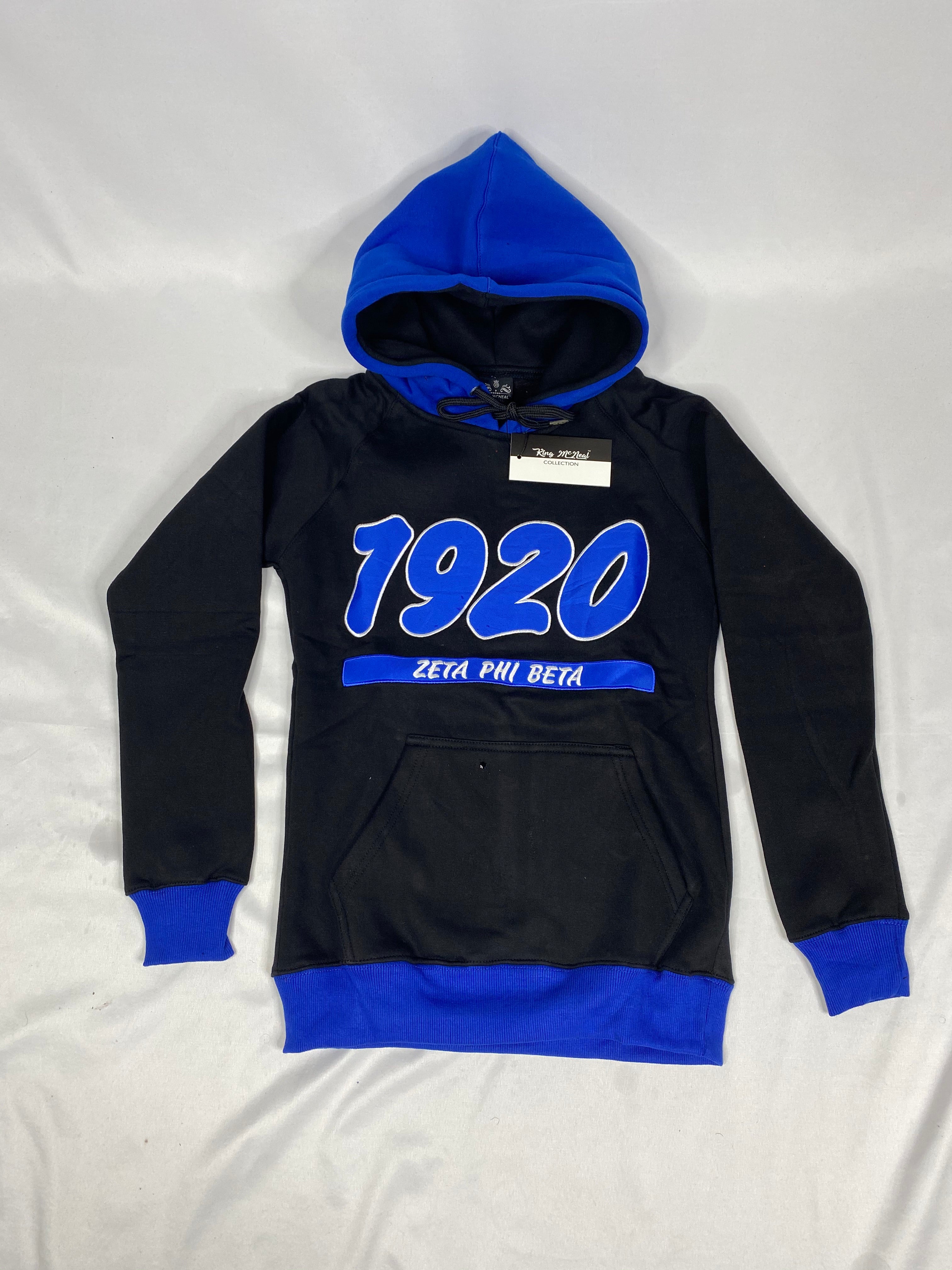 Zeta Phi Beta Black 1920 Hoodie