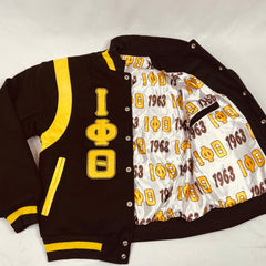 Iota Wool Letterman Jacket