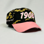 AKA 1908 Camo/Pink Hat