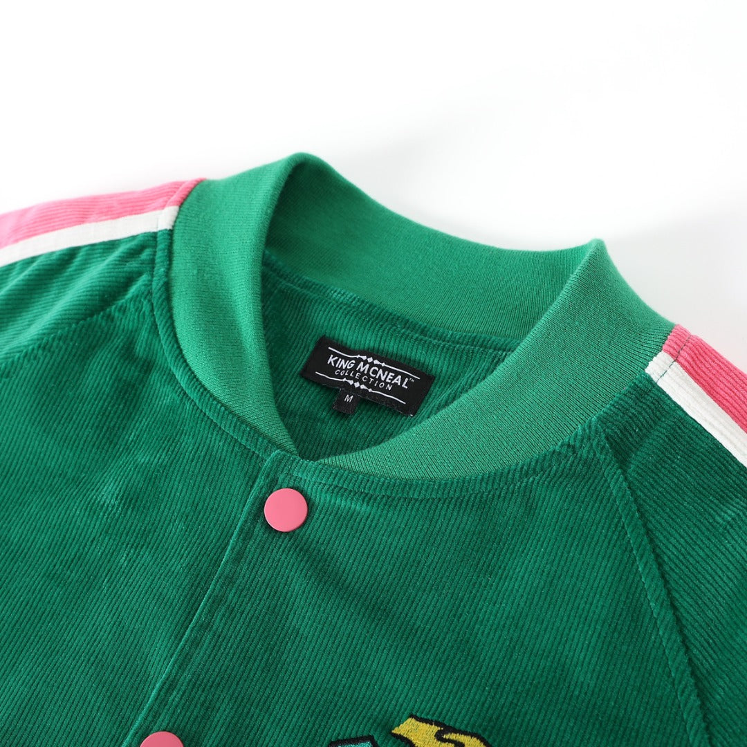 AKA Green Corduroy Jacket Read Description