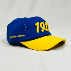 “1922” SGRho Royal Blue & Yellow Gold Hat