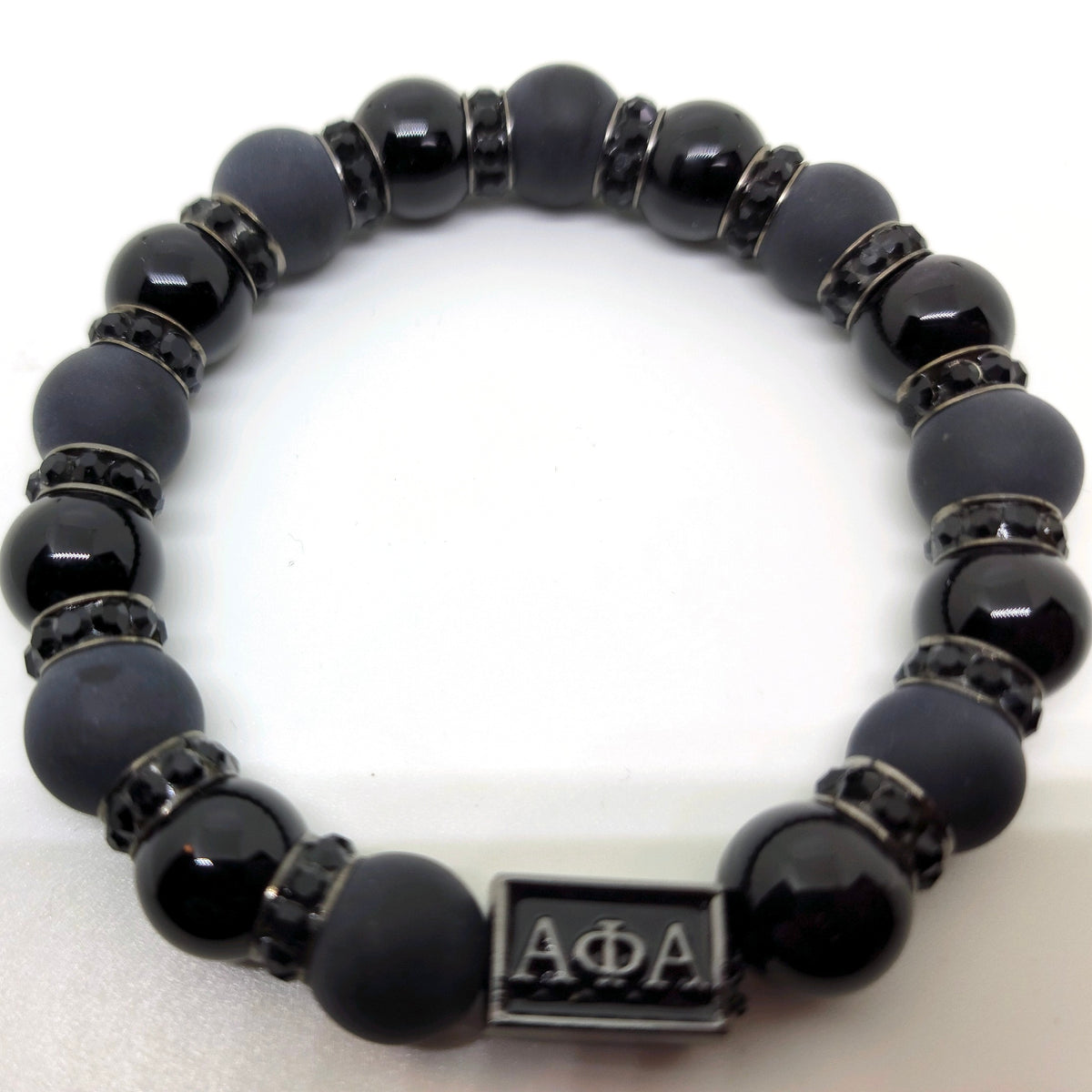 Alpha Black on Black Bracelet