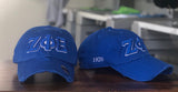 Blue Zeta Phi Beta Distressed Hat