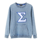 Sigma Denim Chenille Crewneck