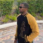 Black Alpha Phi Alpha Varsity Fleece