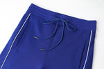 Zeta Tech Fleece Joggers Royal White Trim