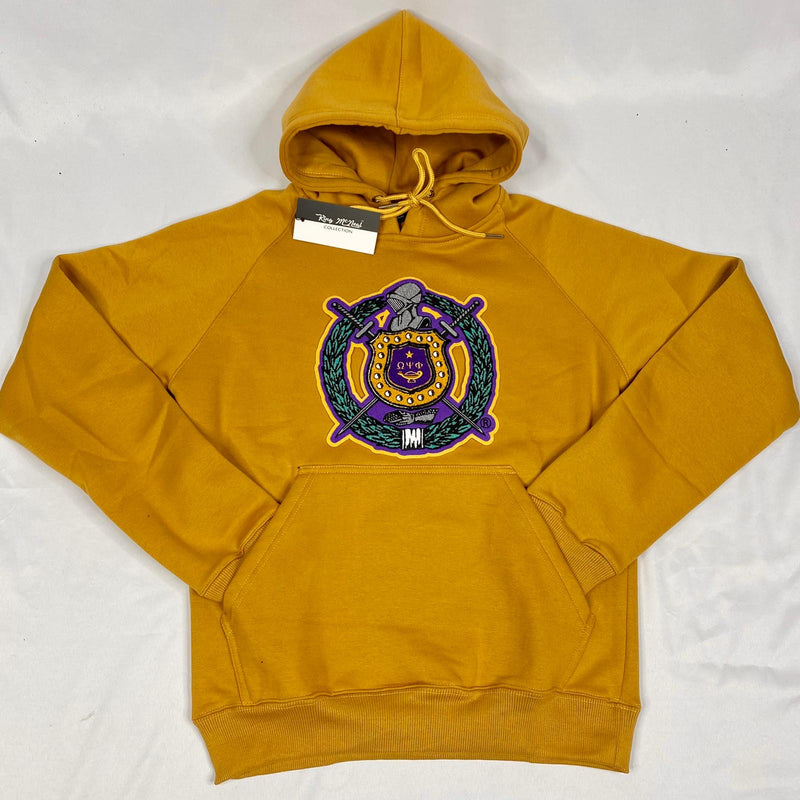 Omega Gold Crest Chenille Hoodie