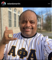 Alpha Pinstripes Baseball Jersey