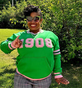 AKA 1908 Stripe Chenille Crewneck (Unisex Size)