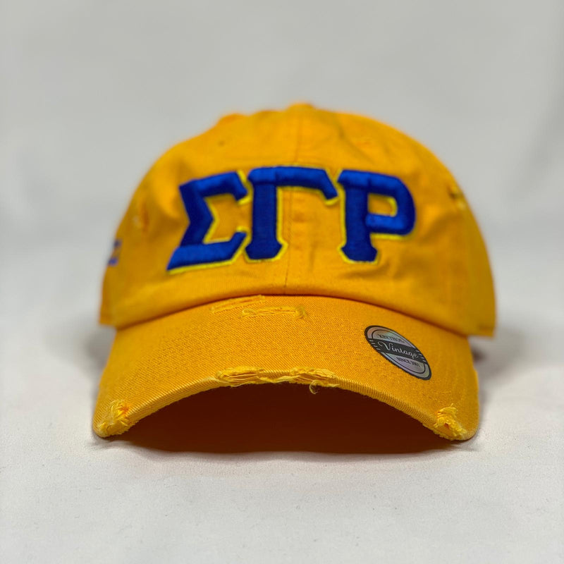 Sigma Gamma Rho Gold Hat