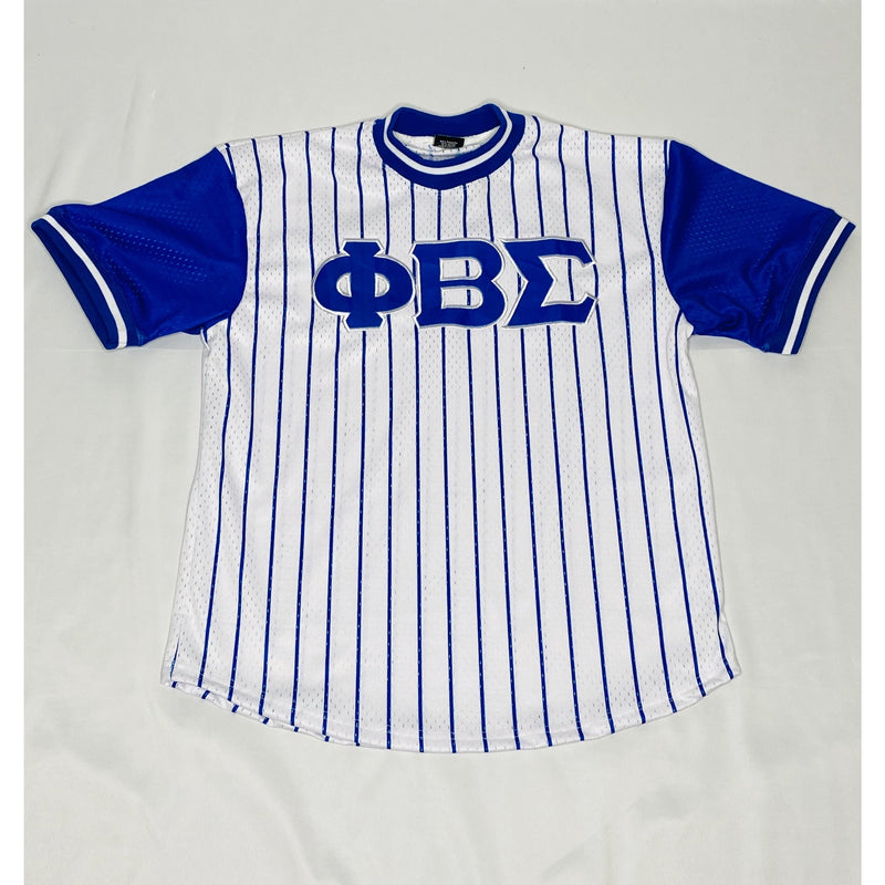 Phi Beta Sigma Pinstripe Baseball Jersey