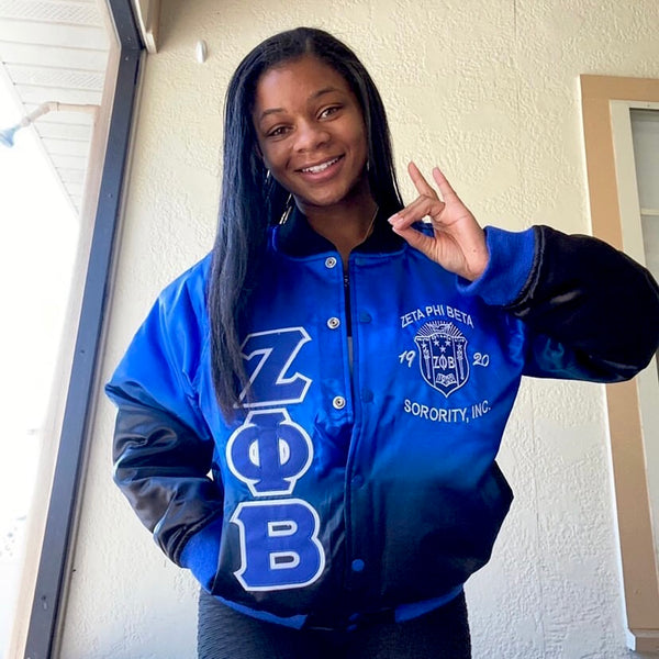 Zeta Black Faded Bomber Jacket (No Back Logo)
