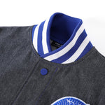 Zeta Black Denim Bomber Jacket Read Description