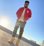Kappa Washed Krimson Corduroy Jacket