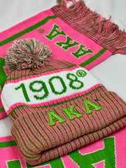 AKA Pink Scarf and One Hat