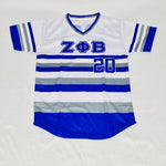 Zeta Phi Beta Striped Baseball Jersey