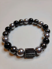 Alpha Black Hematite Bracelet