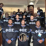 Phi Beta Sigma Black Chenille Crewneck sweatshirt